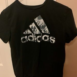 Black Adidas Tee size youth large